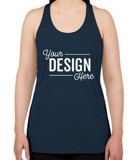 Badger Women's Performance Racerback Tank - Color: Navy