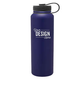 40 oz. h2go Venture Copper Vacuum Insulated Water Bottle - Color: Navy