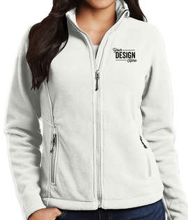 Port Authority Women's Value Fleece Jacket - Color: Winter White