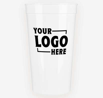 32 oz. Plastic Stadium Cup-default