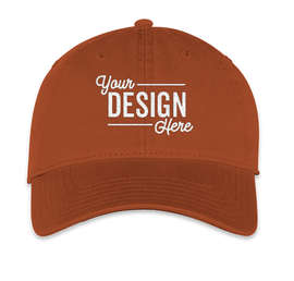 Otto Cap Garment Washed Baseball Hat - Color: Texas Orange