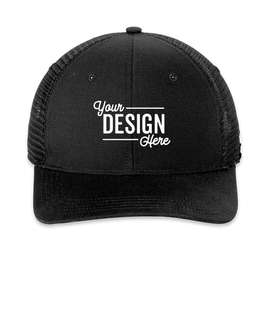 Carhartt Cotton Canvas Mesh Back Trucker Hat - Color: Black