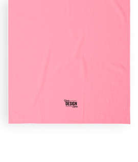 Midweight Embroidered Beach Towel - Color: Pink