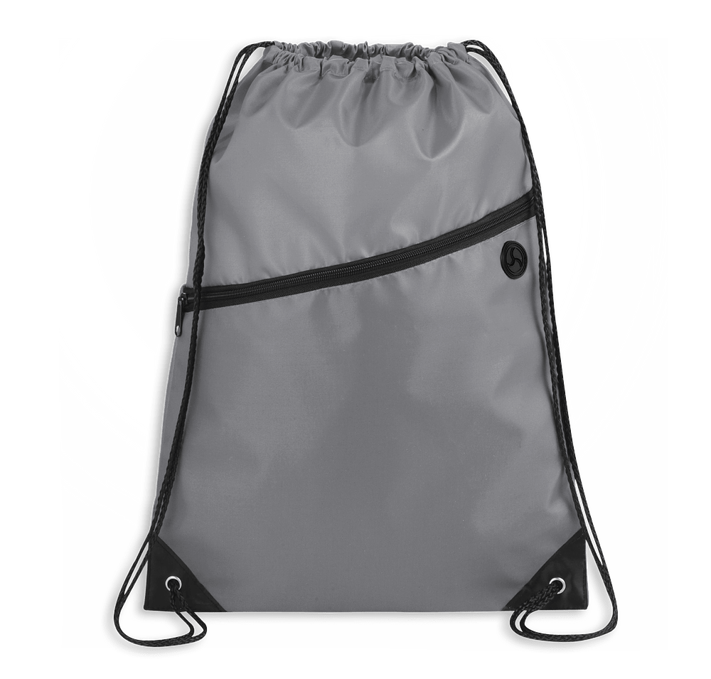 Robin Zipper Drawstring Bag-default
