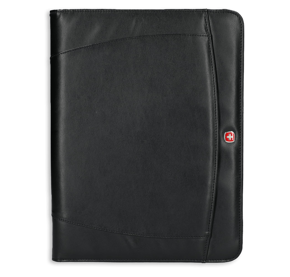 Debossed Wenger Recycled Zippered Padfolio-default