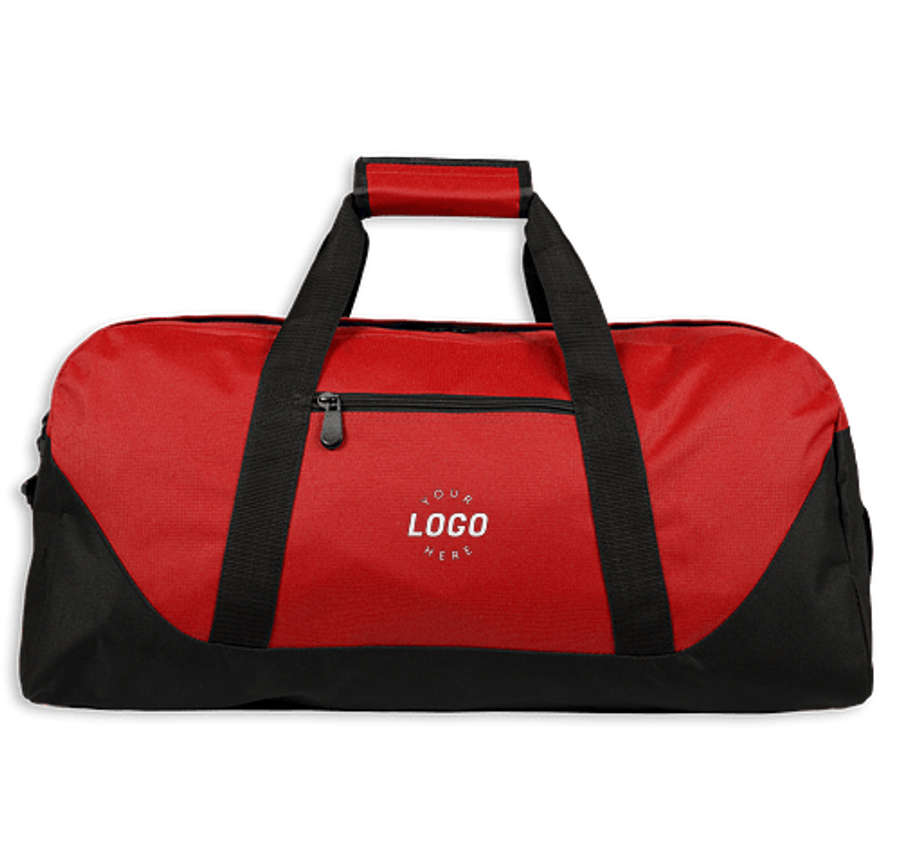Liberty Series Medium Duffel Bag - Embroidered in Red