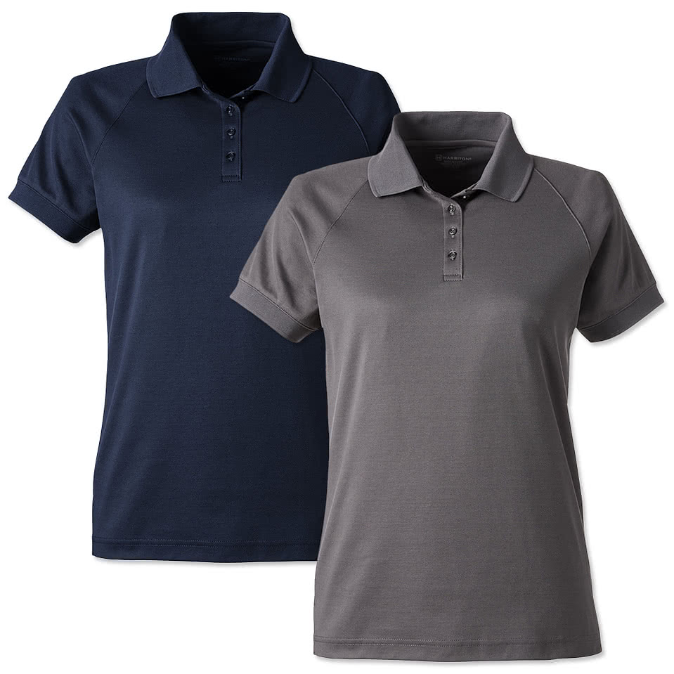 Harriton Women's Charge Snag and Soil Protect Performance Polo