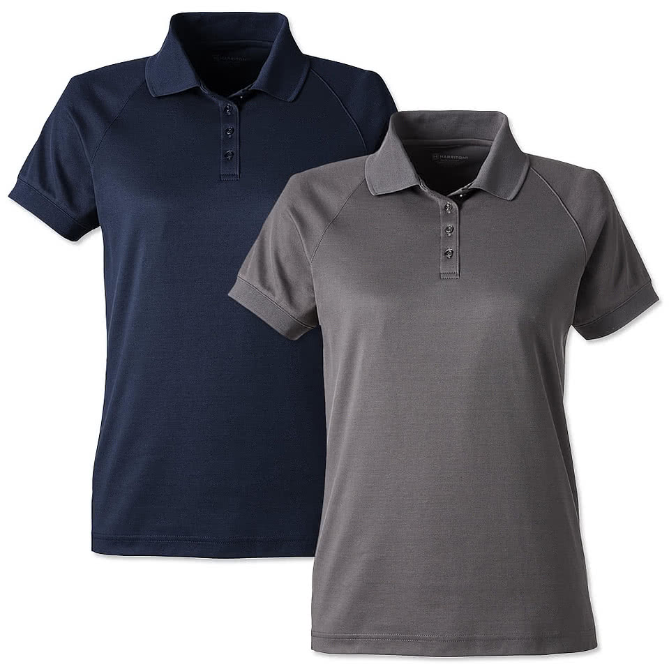 Harriton Women's Charge Snag & Soil Protect Performance Polo - Embroidered