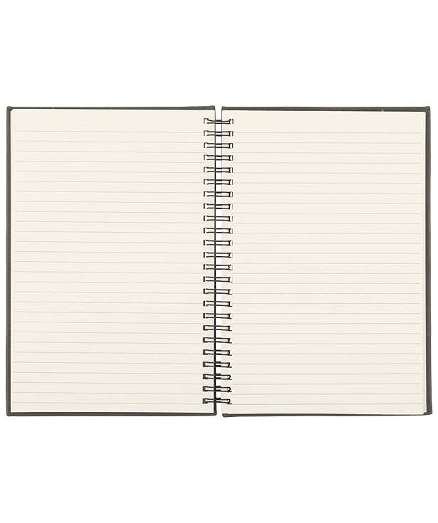 Bergamo Soft Touch Hard Cover Spiral Notebook