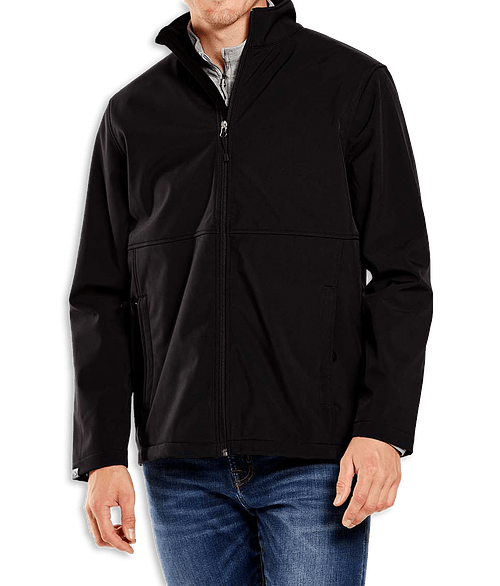 Storm Creek Tall Trailblazer Recycled Soft Shell Jacket in Black