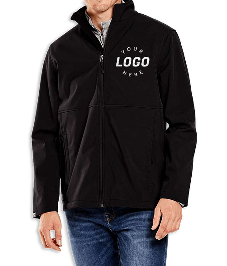 Storm Creek Tall Trailblazer Recycled Soft Shell Jacket in Black