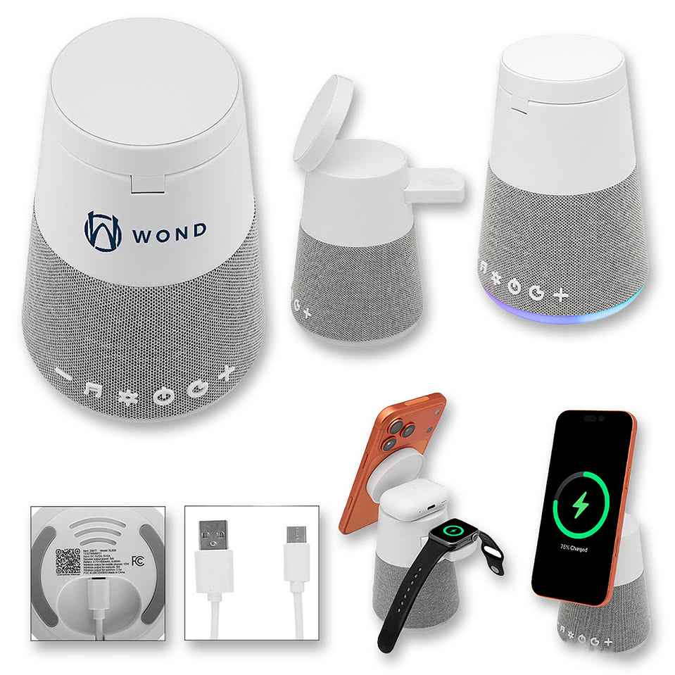 Astro Light Up Sound Machine Speaker and 3-in-1 Charging Station