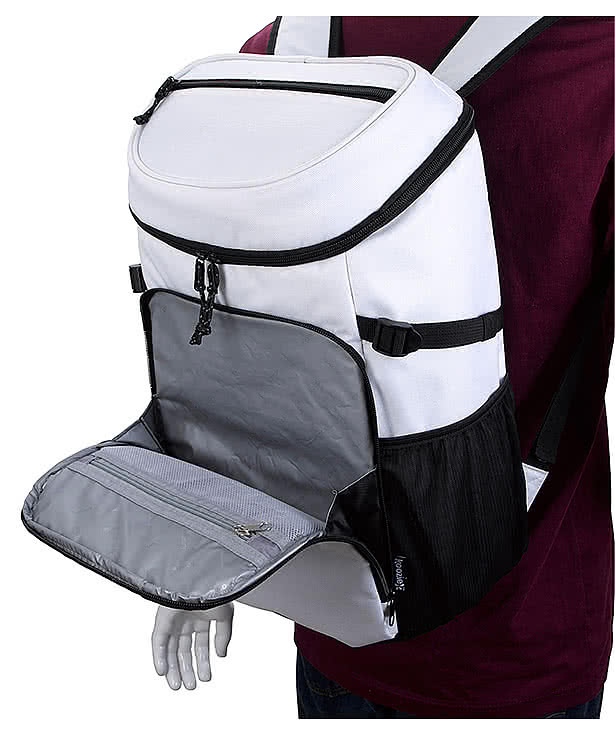 Full Color Koozie® Boho Recycled Cooler Backpack