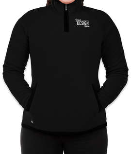Stormtech Women's Shasta Quarter Zip Fleece Pullover - Color: Black