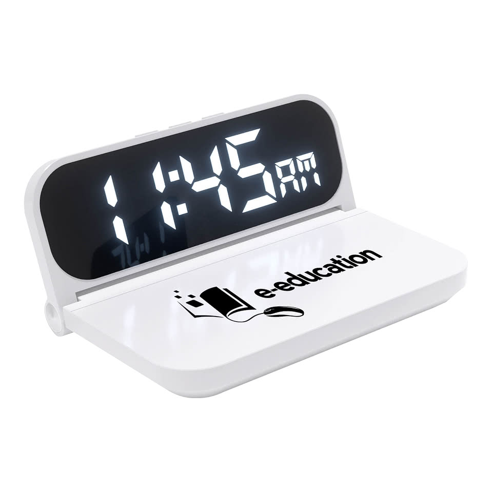 15W Cork Wireless Charger & Digital Clock