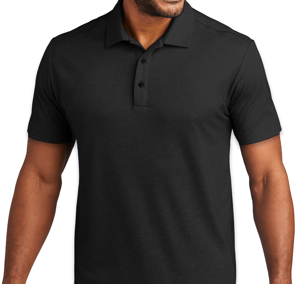Port Authority Fine Performance Pique Blend Polo - Embroidered-default