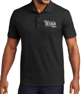 Port Authority Fine Performance Pique Blend Polo - Color: Black Heather