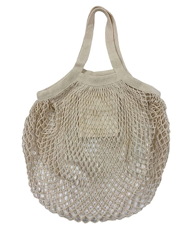 Cotton Mesh Market Tote Bag