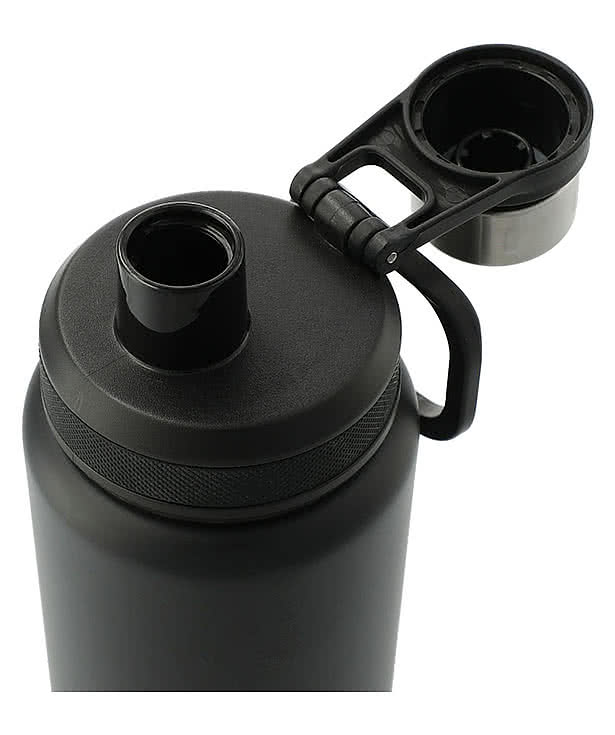 Laser Engraved 32 oz. Vasco Stainless Steel Water Bottle with Dual Opening Lid