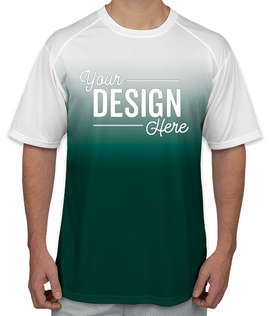 Badger Ombre Performance Shirt - Color: Forest Ombre
