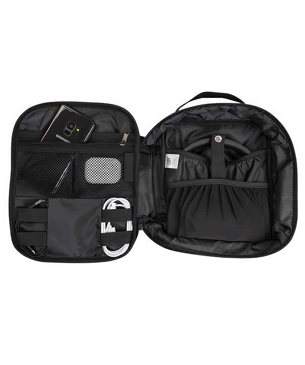 Recycled Zippered Tech Organizer