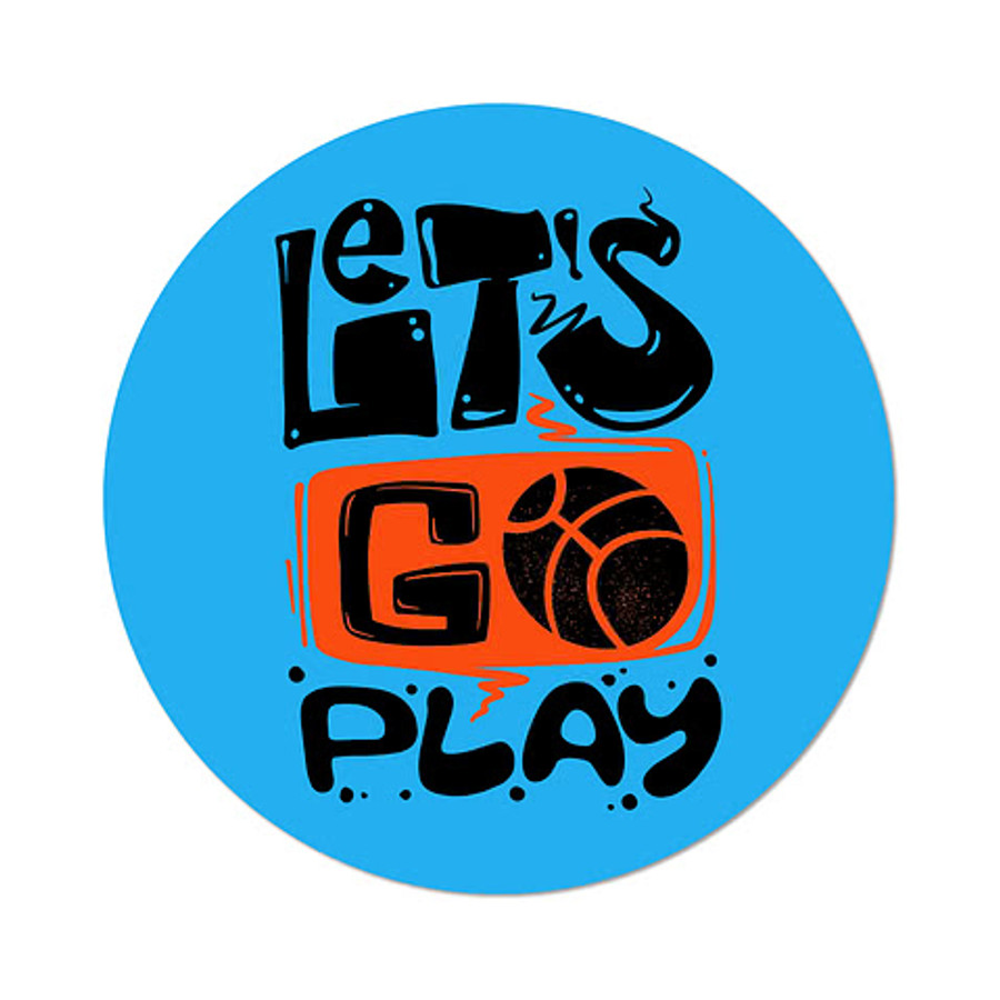 Full Color 4.5 in. Vinyl Circle Sticker in White