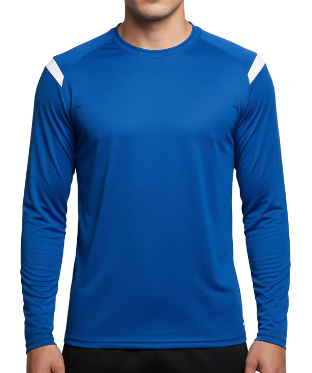 Badger On The Rise Sport Paneled Long Sleeve Performance Shirt