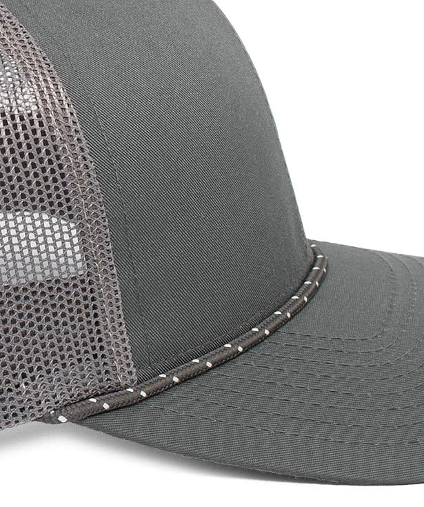 Pacific Headwear Braid Snapback Trucker Hat