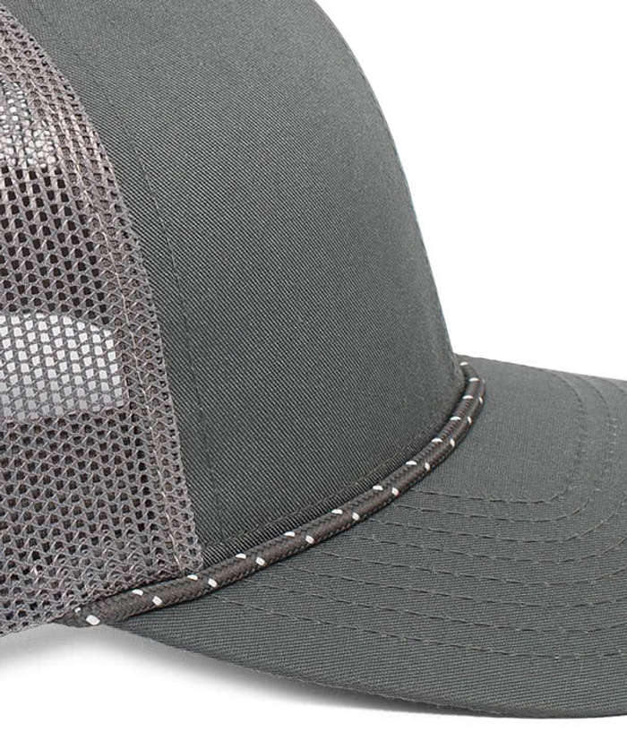 Pacific Headwear Braid Snapback Trucker Hat