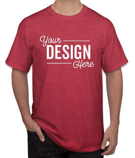 Canada - Gildan 100% Cotton T-shirt - Color: Heather Red