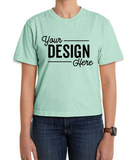 Comfort Colors Women's Crewneck Boxy T-shirt - Color: Chalky Mint