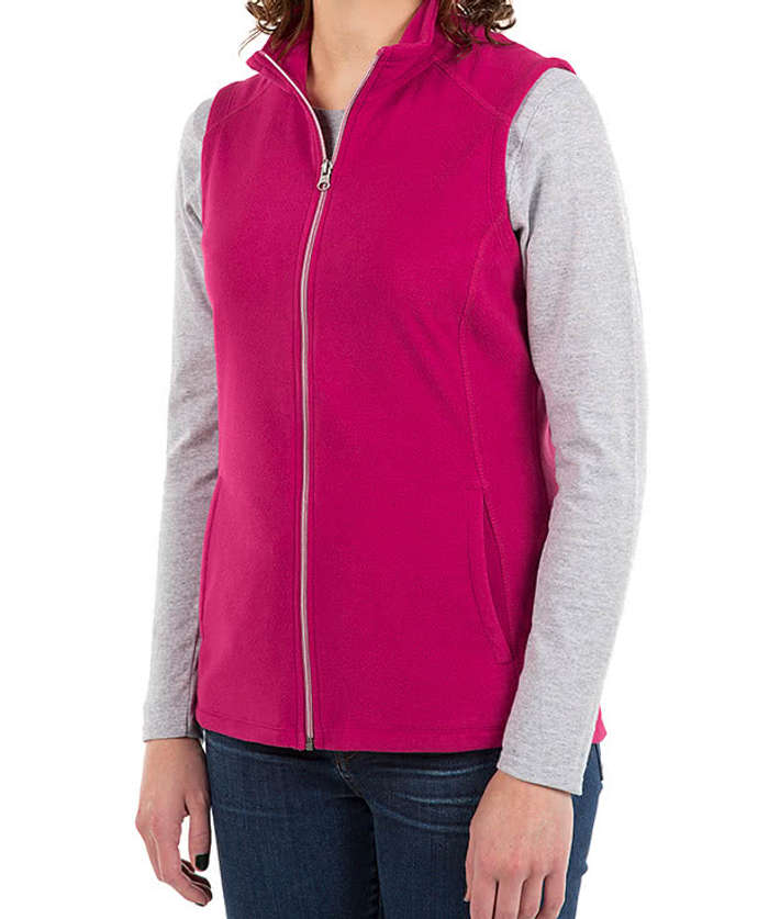 Custom Port Authority Ladies Microfleece Vest - Design Online
