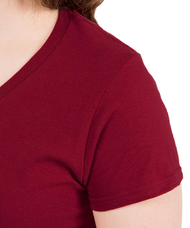 Anvil Women's Jersey V-Neck T-shirt
