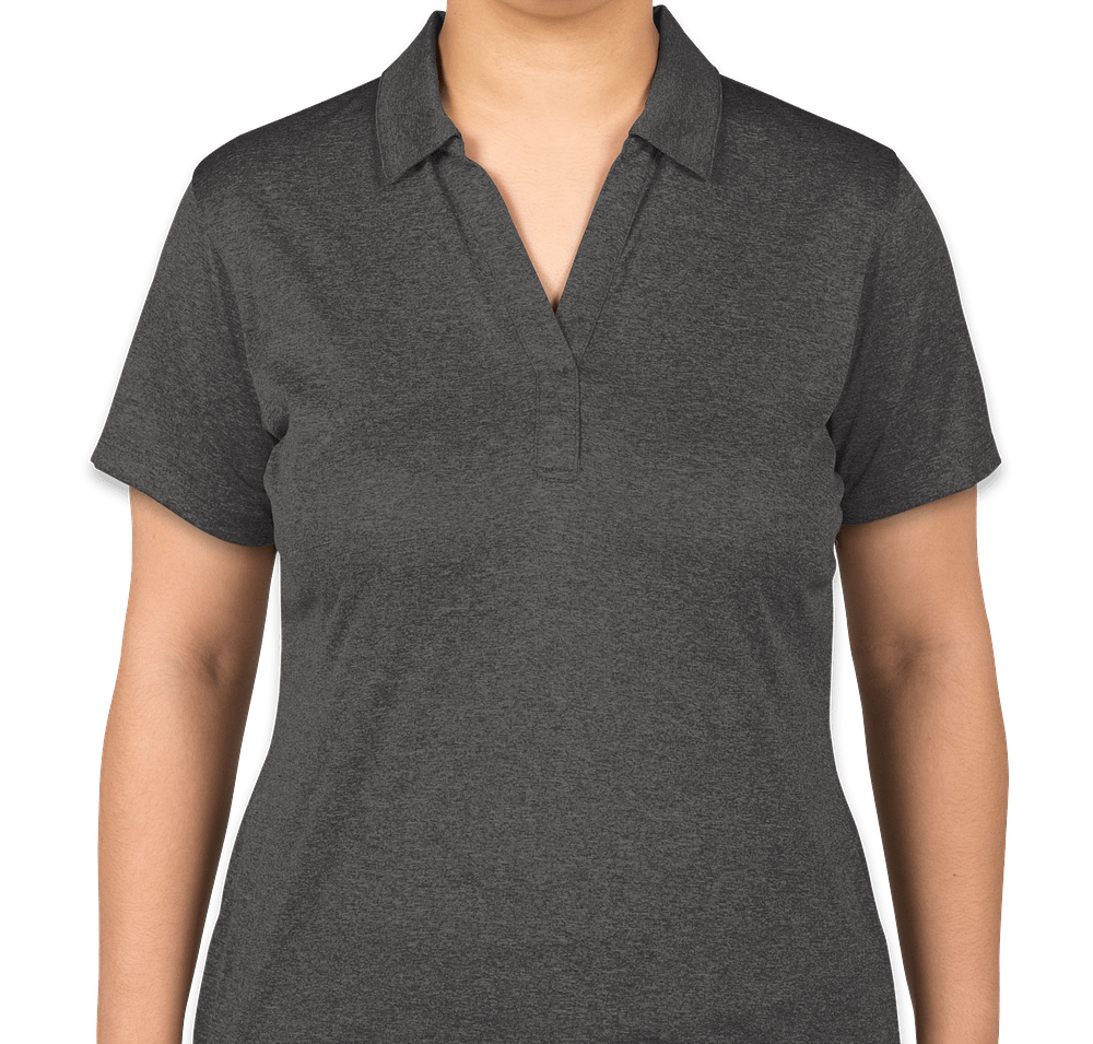Sport-Tek Women's Heather Contender Performance Polo - Embroidered-default