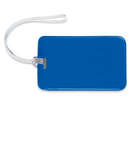 Journey Vinyl Luggage Tag - Color: Blue