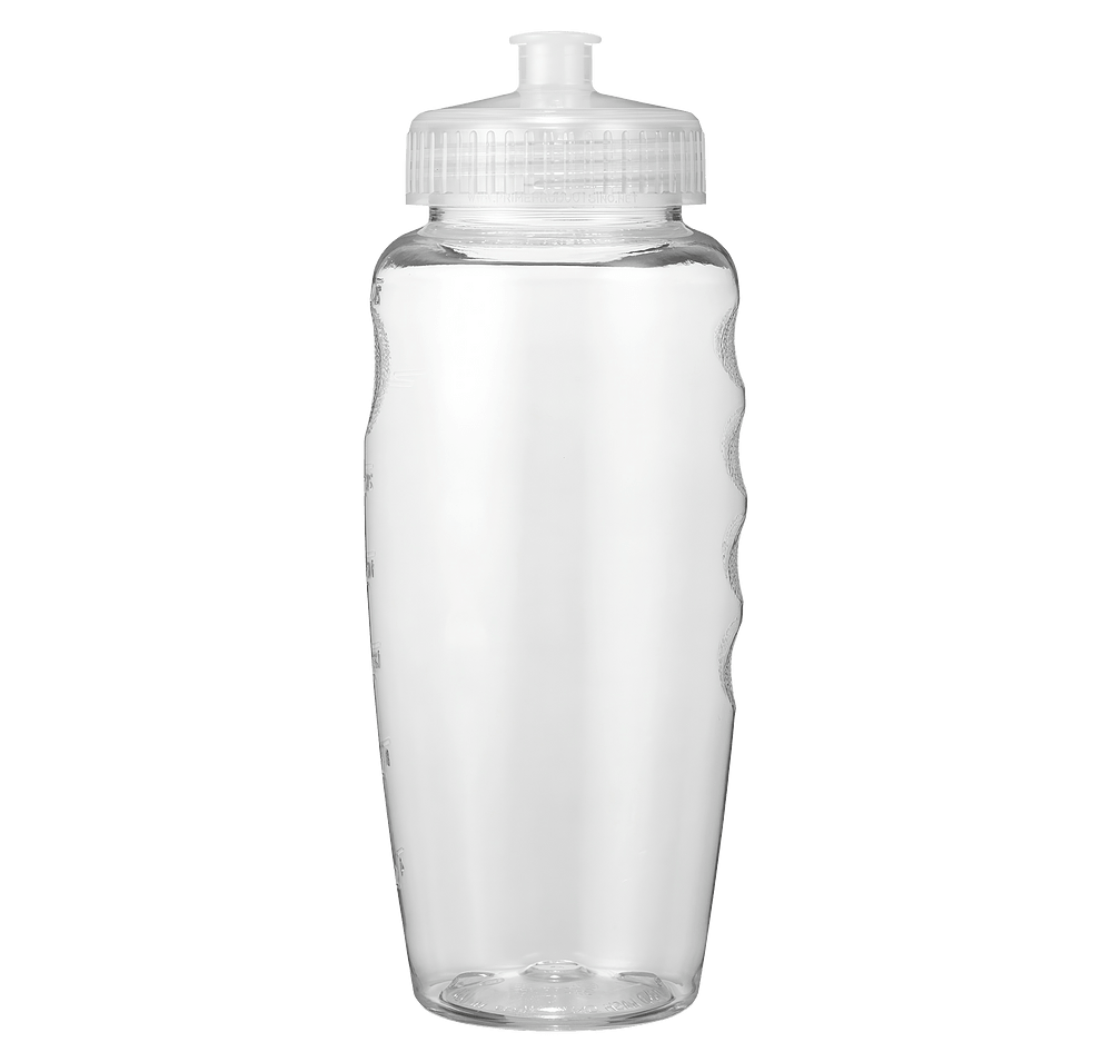 USA Made 30 oz Polyclear Gripper Water Bottle-default