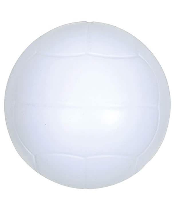White Volleyball Stress Reliever