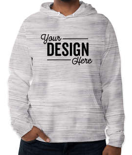 Bella + Canvas Ultra Soft Pullover Hoodie - Color: Light Grey Marble