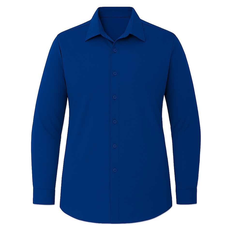 Blue Generation BLU-X-DRI Stretch Long Sleeve Woven Shirt