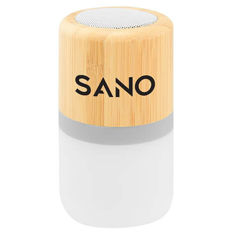Bamboo Light Up Wireless Bluetooth Speaker 2.0 in Wood Color