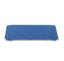 Full Color 8' LazerLine Throw Tablecloth - Color: Colbalt