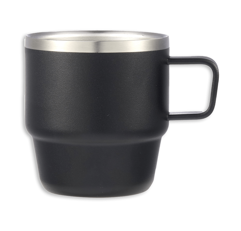 Laser Engraved 6 oz. Doppio Stackable Recycled Mug Set-default