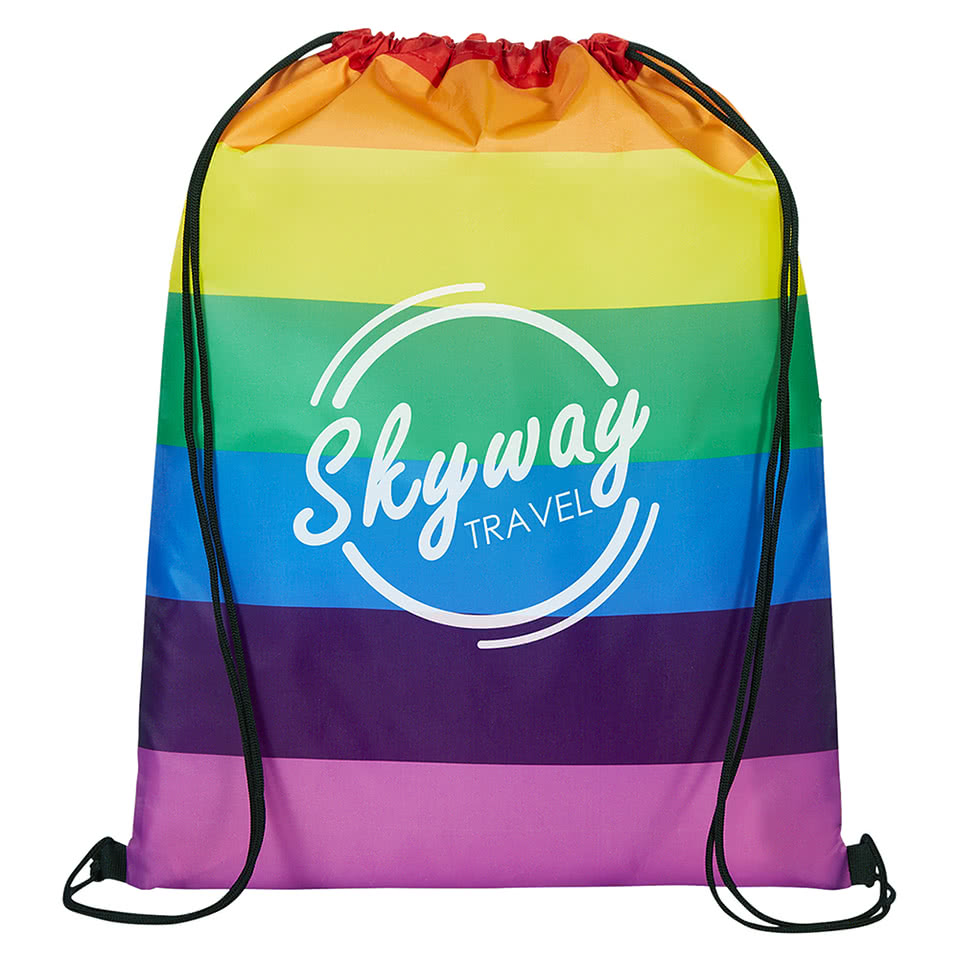 Rainbow Drawstring Bag