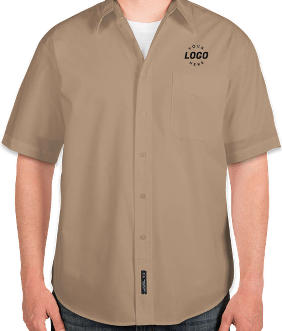 Port Authority Short Sleeve Easy Care Shirt in Stone
