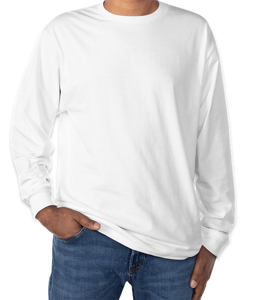 Custom Hanes Authentic Long Sleeve T