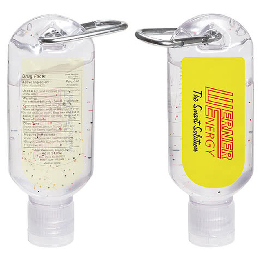 Full Color Clip-It 1.8 oz. Moisture Bead Hand Sanitizer