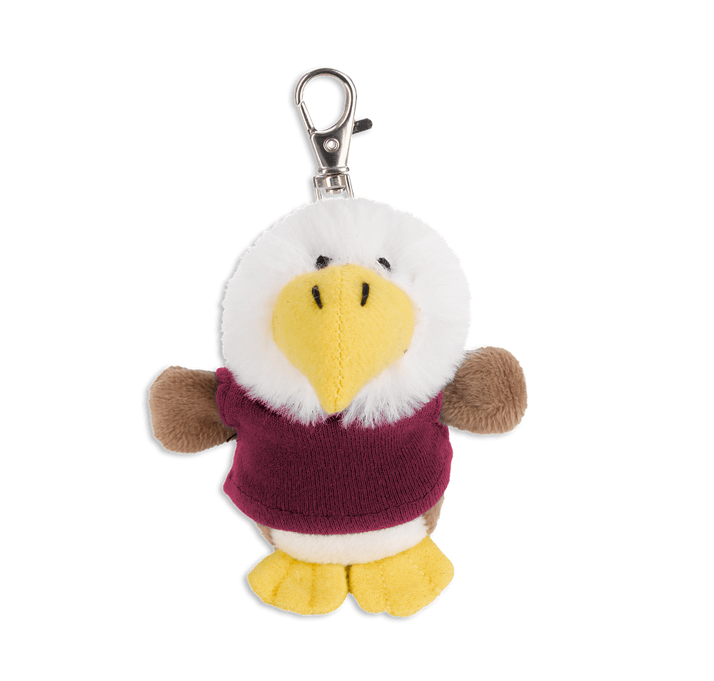 Full Color Wild Bunch 4" Eagle Plush Animal Keychain-default
