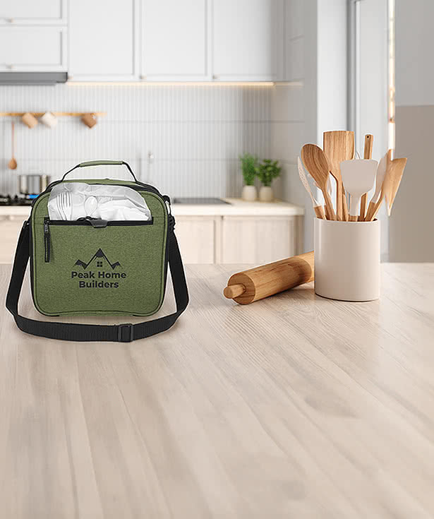 Full Color Lunch Break Expandable Lunch Bag