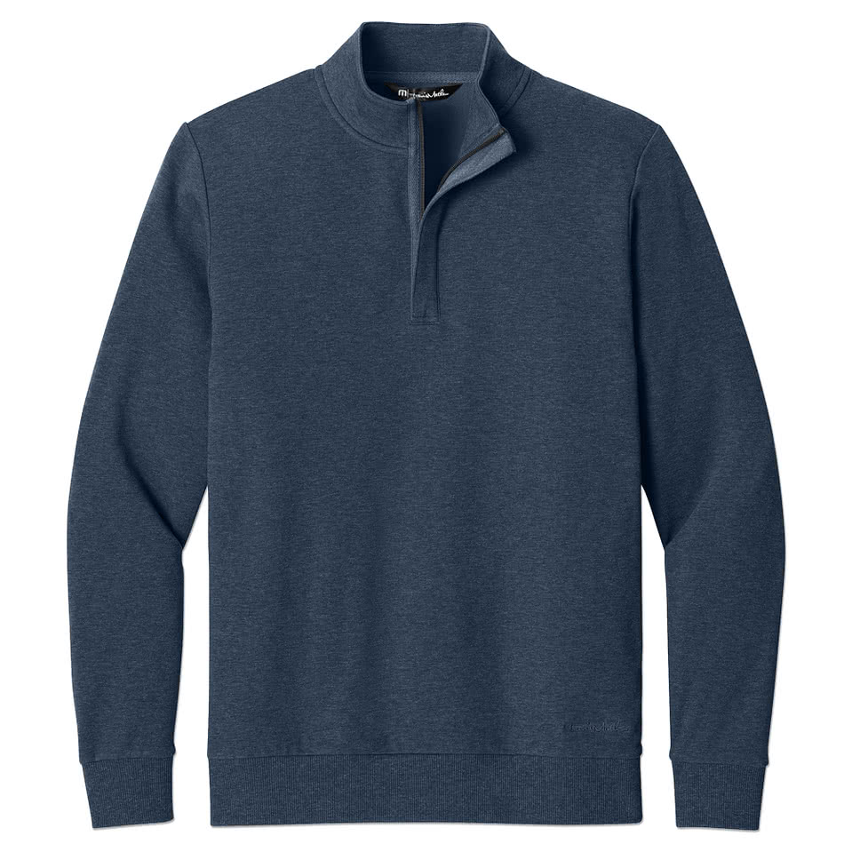 Custom TravisMathew Ocean Villa Quarter Zip Sweatshirt - Design