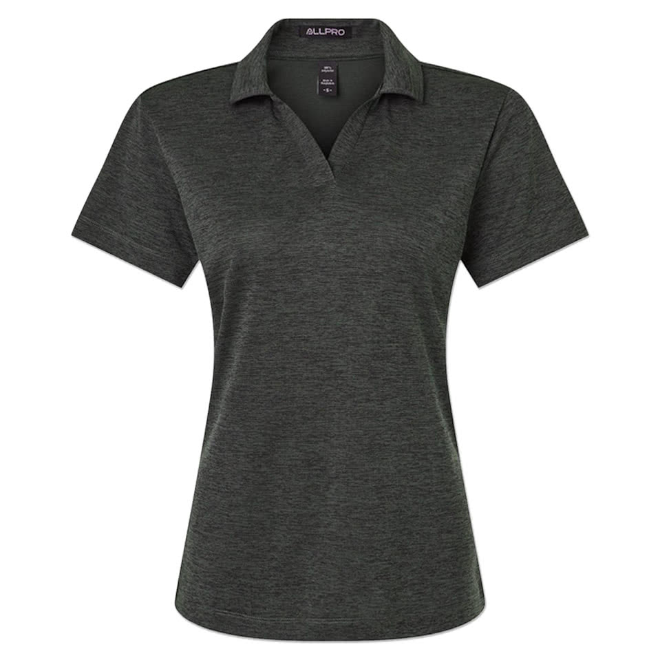 AllPro Women's Pro-Lock Melange Performance Polo - Printed